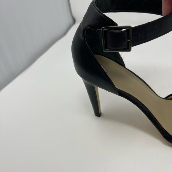 Nordstrom BP Black Suede D'Orsay Ankle Strap Pumps (7.5) - Picture 6 of 10